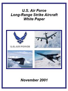 U.S. Air Force Long-Range Strike Aircraft White Paper